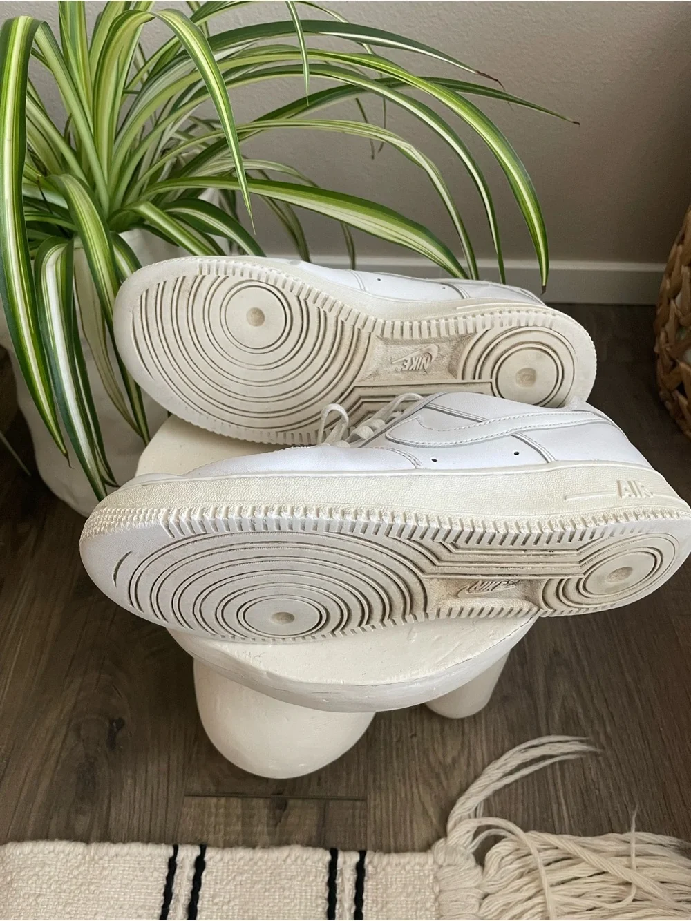 Nike White Low-Top Sneakers